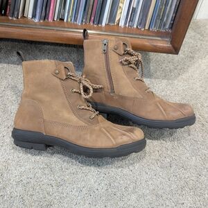 UGG Brown Lace-Up Boots